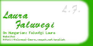 laura faluvegi business card